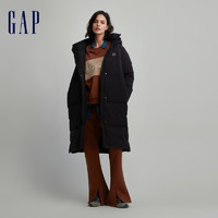 3.8焕新、88VIP：Gap 盖璞 女装秋季2023LOGO收腰发热保暖风衣式羽绒服720909外套