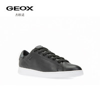 GEOX杰欧适女鞋春季经典款休闲板鞋舒适旅游小黑鞋D621BA 黑色C9999 35