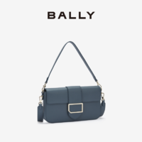 BALLY 巴利 女士湖藍色皮革斜挎包6240456