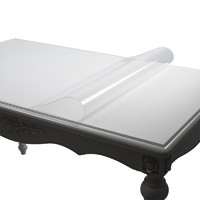 竹月阁 透明tpu餐桌垫桌布软玻璃防水防油免洗课桌桌面保护垫书桌小学生