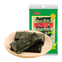 波力海苔原味11.2g*1袋海苔即食寿司紫菜儿童休闲食品