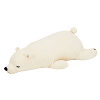 LIV HEART 北極熊毛絨玩偶  北極熊M號抱枕（長53x寬23x高14cm）