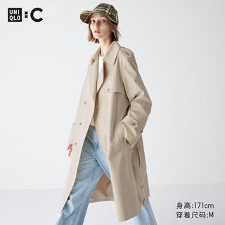 优衣库女装 UNIQLO : C风衣休闲时尚外套通勤 2024春夏467151