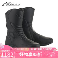 Alpinestars ORIGIN a星摩托车骑行鞋防水四季中长骑行靴短途摩旅靴拉力靴 黑色 40