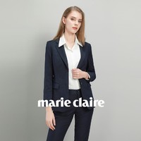 Marie Claire 嘉人 西装套装女2024春秋新款高级感职业西服高级减龄时尚外套