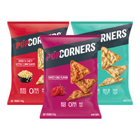 88VIP：POPCORNERS 哔啵脆 赵露思推荐Popcorners玉米片142*3袋（咸甜+海盐+甜辣）膨化零食