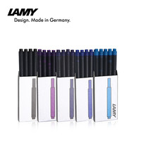 LAMY 凌美 狩獵者/恒星鋼筆墨膽T10墨囊黑色藍色紫色紅色德國原裝進口 墨囊 墨水筆一次性筆芯5支裝