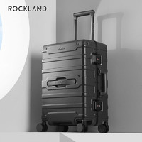 Rockland 美国Rockland魔方铝框硬箱行李箱男女万向轮拉杆箱露营旅行箱