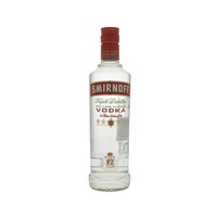 SMIRNOFF 斯米诺 欧洲直邮Smirnoff斯米诺红牌伏特加37.5%500ml英国馥郁香醇浓郁