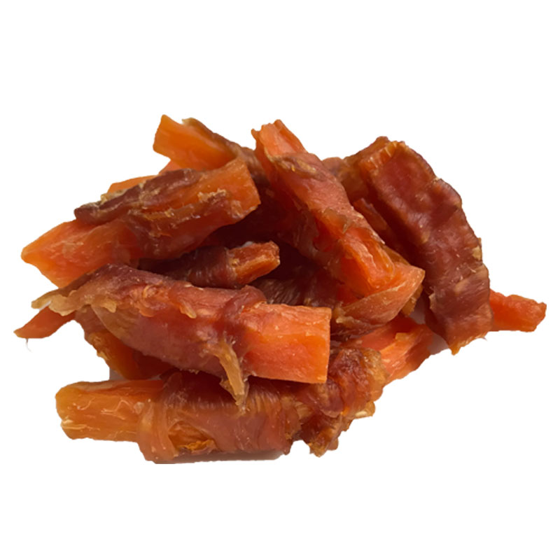 馋不腻自制宠物狗狗零食泰迪比熊金毛磨牙棒鸡肉绕薯条干天然狗粮