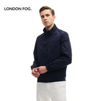 LONDON FOG 春季新品商务休闲合身外套立领插袋净色短款潮流透气夹克男