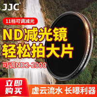 JJC nd濾鏡 減光鏡 可調ND2-2000單反微單相機濾鏡82mm