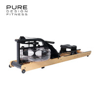 沃特罗伦（WaterRower）家用水阻划船机室内健身器材PureDesign VR2 VR2 榉木（轨道雕刻logo）- 单品