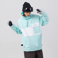 NOBADAY 软壳滑雪服套装女防风防水撞色单板滑雪卫衣男外套上衣
