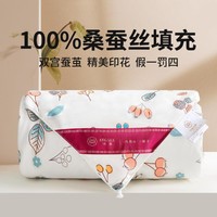 KING SILK 钱皇 100%桑蚕丝被子春秋被冬被空调子母被芯品牌正品