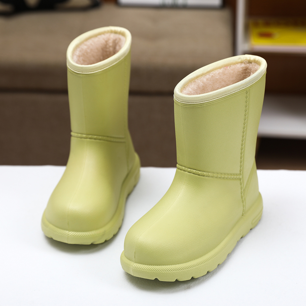 防水雪地靴女冬季2024外穿防滑加绒加厚保暖童儿棉靴雨靴雨鞋