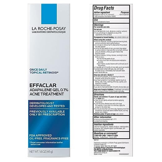 理肤泉La Roche-Posay Effaclar Adapalene Gel 0.1%面霜
