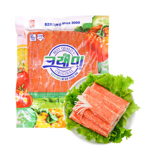 可莱美 蟹柳商用韩国可莱美蟹肉蟹棒即食零食批发低脂寿司蟹味棒