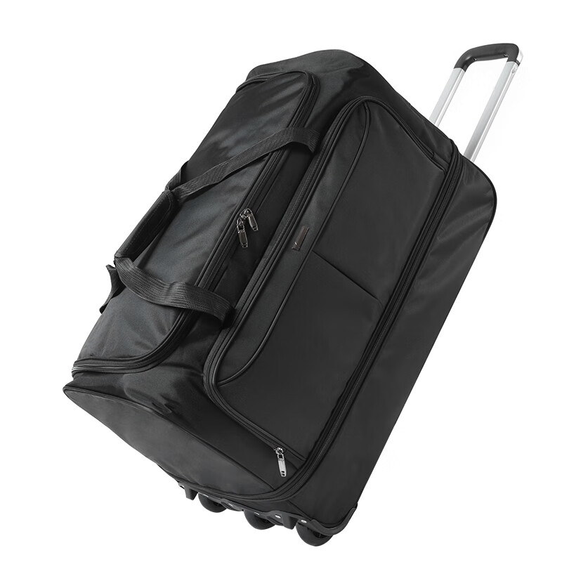 DITD DESIGN IN THE DESIGN大容量拉杆包可扩展折叠旅行袋男手提长途托运包女行李袋356 黑色 加大码32寸