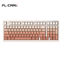 FL·ESPORTS 腹灵 FL980V2 有线/蓝牙/2.4G/三模客制化机械键盘 彼岸樱套件-腮红侧刻 BOX白轴