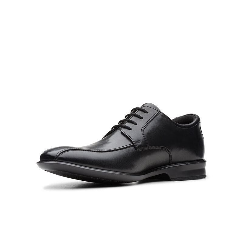 其乐（Clarks）男鞋秋冬款英伦风商务正装皮鞋德比鞋Bensley Run 41 26149596黑色（