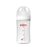 Pigeon 貝親 奶瓶 玻璃奶瓶 自然實感第3代 寬口徑玻璃 嬰兒240ml AA187 M號3個月以上