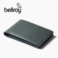 Bellroy澳洲Travel Wallet多功能旅行钱包护照夹真牛皮防盗刷钱包 墨灰绿