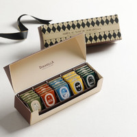 Dorabella 朵娜贝拉 那不勒斯黑巧克力排块礼盒装比利时进口零食生日情人节礼物送女友 五口味巧克力 礼盒装 125g
