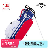卡拉威（Callaway）高尔夫球包女士支架包24轻量稳定时尚高尔夫球杆包女 白藏青红