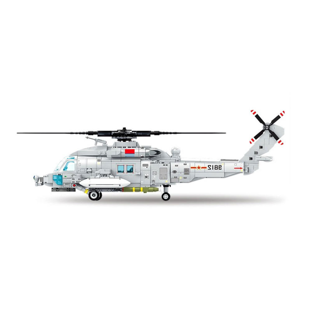 SEMBO BLOCK 森宝积木 军事系列 202229 海军型直-20直升机