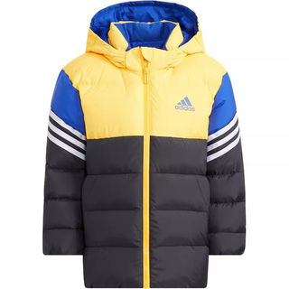 Adidas/阿迪达斯冬季保暖小童连帽休闲运动羽绒服 H40327