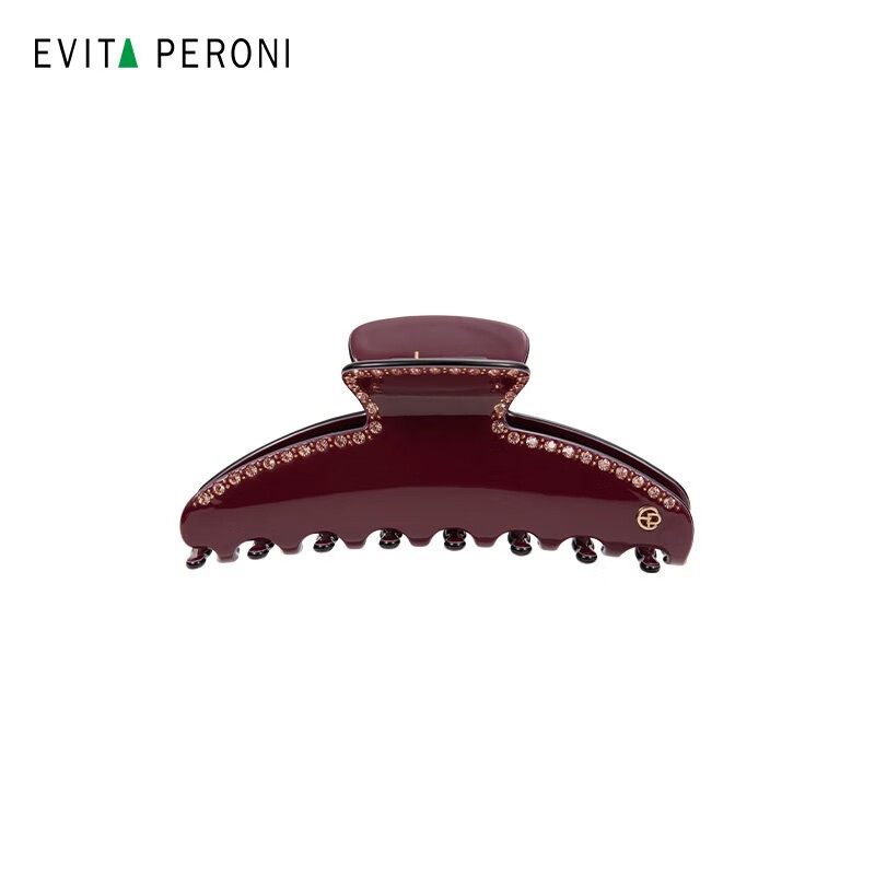 依慧达（Evita Peroni ）繁星抓夹大号鲨鱼夹后脑勺发夹发卡慵懒ins风 【高级优雅】酒红色