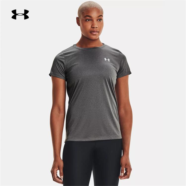 安德玛 UNDER ARMOUR Velocity Solid女子训练运动短袖T恤