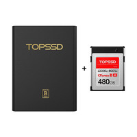 TOPSSD 天硕 CFE-B卡数据有保证，高品质1200MB/s_CFExpress存储卡480GB+读卡器