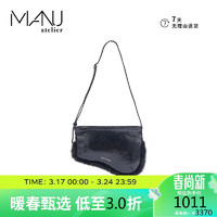 MANU Atelier 单肩包 马鞍包 斜挎包 MINI CURVE BAG系列 黑色