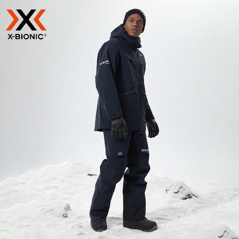 XBIONIC狂想 男女专业单板滑雪服/背带滑雪裤XJC-21986 黑色-上衣 XS