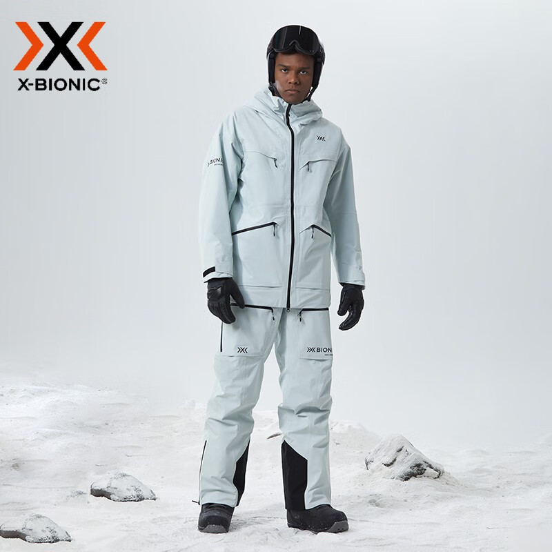 XBIONIC狂想 男女专业单板滑雪服/背带滑雪裤XJC-21986 冰川灰-上衣 XL