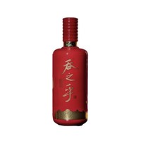 cdf会员购：吞之乎 红瓷描金 53%vol 酱香型白酒 500ml 单瓶装（赠 舍得人生五福酒 118ml）