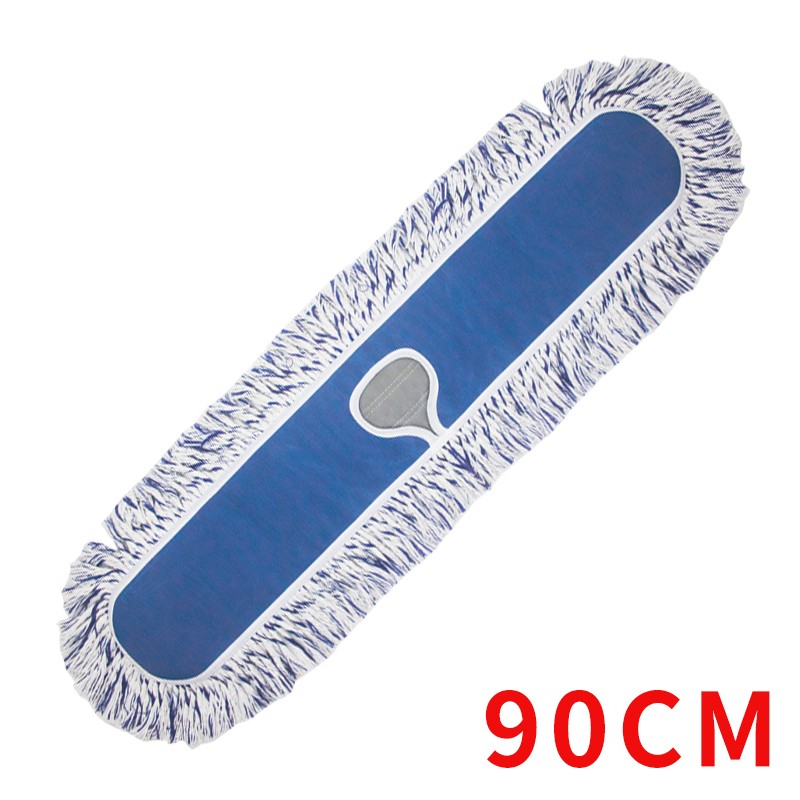 洁比世 平板拖把尘推布头 布罩 拖把替换布 墩布 换洗布头 90CM 【加厚款】90CM替换尘推