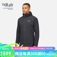 Rab 睿坡 新品男士户外高山保暖运动透气骑行防风徒步轻量棉服 QIP-17