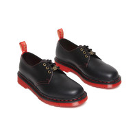 Dr.Martens 马丁（DR.MARTENS）1461 YOTR 时尚光面皮黑色男女款3孔马丁单鞋 黑色 36