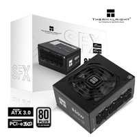 利民（Thermalright）额定850W TR-TPFX850 白金全模组电脑电源 SFX ATX3.0 压纹线版PCIE5.0台式电源 TR-TPFX 850 SFX白金全模组