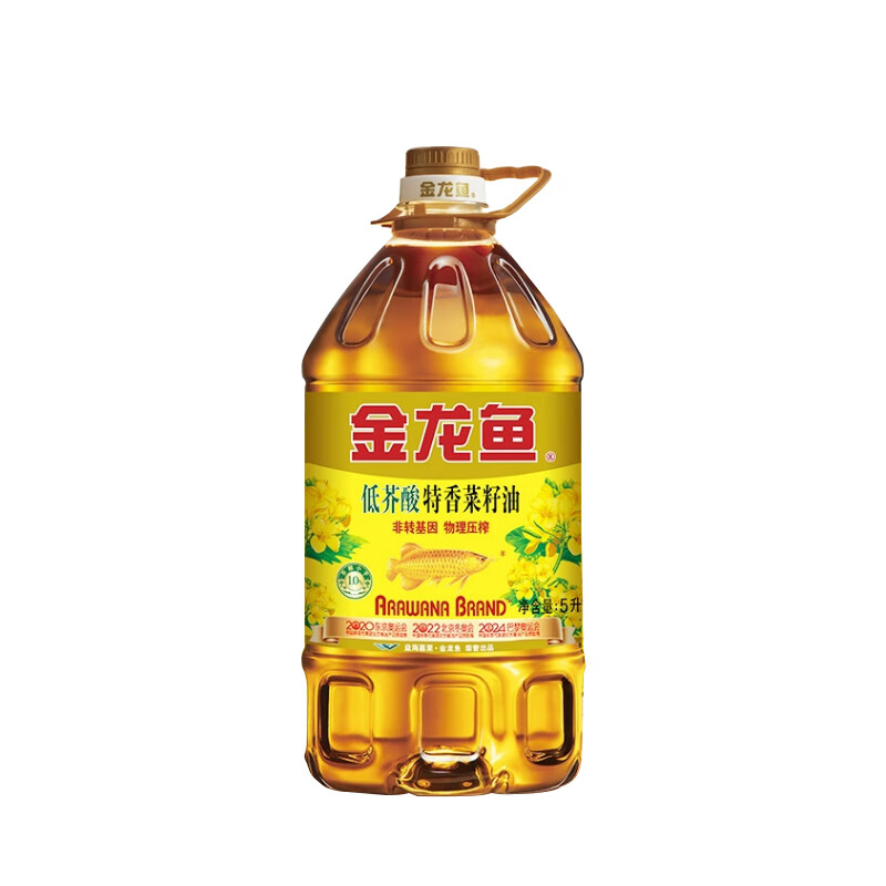 金龙鱼 特香低芥酸菜籽油5L