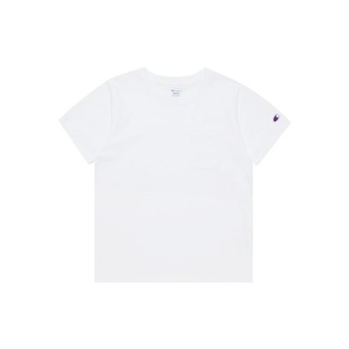 Champion 潮流休闲小Logo口袋设计短袖纯棉女式T恤
