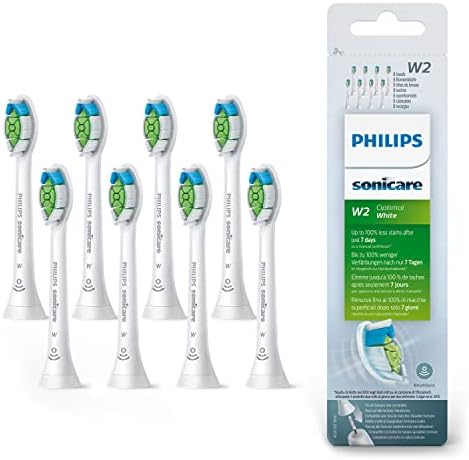 Philips 飞利浦 Sonicare 替换刷头 Optimal White HX6068/12，变色少2倍，牙齿更白，8支装