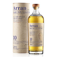 Arran 艾伦 10年 单一麦芽威士忌 700ml 礼盒装 苏格兰威士忌进口洋酒 10年700ml（礼盒装）