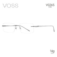 VOSS 芙丝 近视镜图兰朵系列高度数可配V0115 C04深枪+珠光摩卡