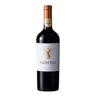 88VIP：MONTES 蒙特斯 干红葡萄酒天使系列马尔贝克750ml智利原瓶进口红酒