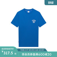 乐卡克 法国公鸡2024春季男子针织透气短袖T恤L241MCNA0315 靛青色 2XL