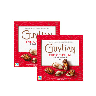 GuyLiAN 吉利莲 比利时进口吉利莲榛子巧克力制品白色贝壳经典礼盒装250g